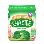 Пюре, Маленькое счастье 90 г брокколи с 4 мес