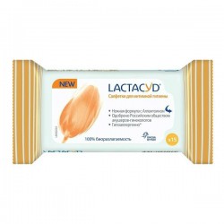 Салфетки для интимной гигиены, Lactacyd (Лактацид) 15 шт