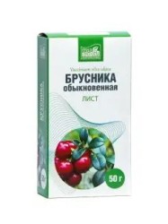 Брусника обыкновенная лист, Сила природы 50 г №1 напиток