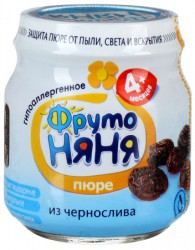 Пюре Фрутоняня чернослив с 4 мес 110 г