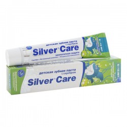 Зубная паста для детей, Silver Care (Сильвер Кэа) 50 мл Серебряная защита без фтора от 6 до 12 лет